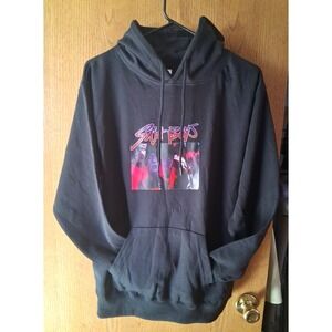 Zuni KPop Demon Hunters SAJA BOYS Black Graphic Hoodie SZ Adult Small Anime New